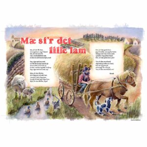 Mæ si'r det lille lam – sangplakat